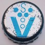 Kronkorken Vals Schweiz 1980 1980er silber V S
