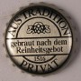 Kronkorken universal Deutschland 2007 2000er gold AUS TRADITION PRIVAT gebraut nach dem Reinheitsgebot 1516
