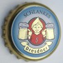 Kronkorken Feldschlößchen Deutschland 2015 2010er blau Schlankes Dresdener