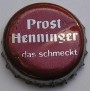 Kronkorken Henninger Deutschland 1970 1970er rot Prost Henninger ...das schmeckt