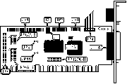 Kontroller Diverse AT-420GW SUPER I/O CARD ISA 16 Bit