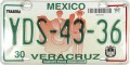 Nummernschilder / Kfz-Kennzeichen Mexiko 2003 2000er Veracruz