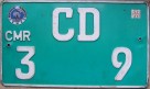 Nummernschilder / Kfz-Kennzeichen Kamerun 2005 2000er CD