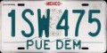 Nummernschilder / Kfz-Kennzeichen Mexiko 2000 2000er Puebla DEMostraction