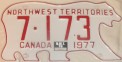 Nummernschilder / Kfz-Kennzeichen Kanada 1977 1970er Northwest Territories