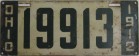 Nummernschilder / Kfz-Kennzeichen USA 1912 1910er Ohio OH