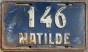 Nummernschilder / Kfz-Kennzeichen Argentinien 1938 1930er Santa Fe
