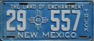 Nummernschilder / Kfz-Kennzeichen USA 1949 1940er New Mexico NM