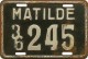 Nummernschilder / Kfz-Kennzeichen Argentinien 1936 1930er Santa Fe