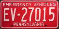 Nummernschilder / Kfz-Kennzeichen USA 1971 1970er Pennsylvania PA