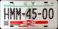 Nummernschilder / Kfz-Kennzeichen Mexiko 2013 2010er Hidalgo