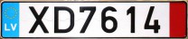 Nummernschilder / Kfz-Kennzeichen Lettland 2004 2000er