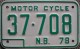 Nummernschilder / Kfz-Kennzeichen Kanada 1972 1970er New Brunswick