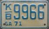 Nummernschilder / Kfz-Kennzeichen USA 1971 1970er Georgia GA